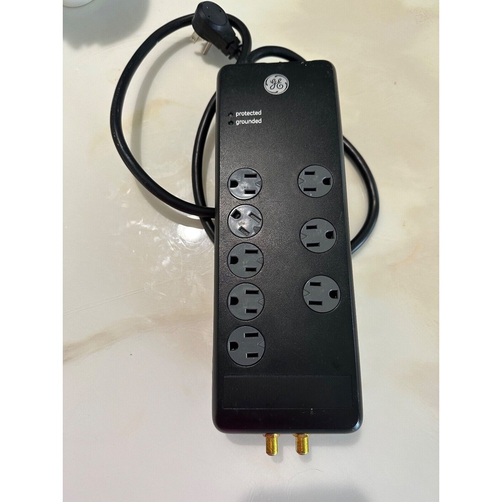 GE UltraPro 8-Outlet Surge Protector, 4ft Cord